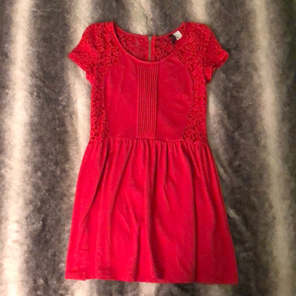 Red Divided Dress